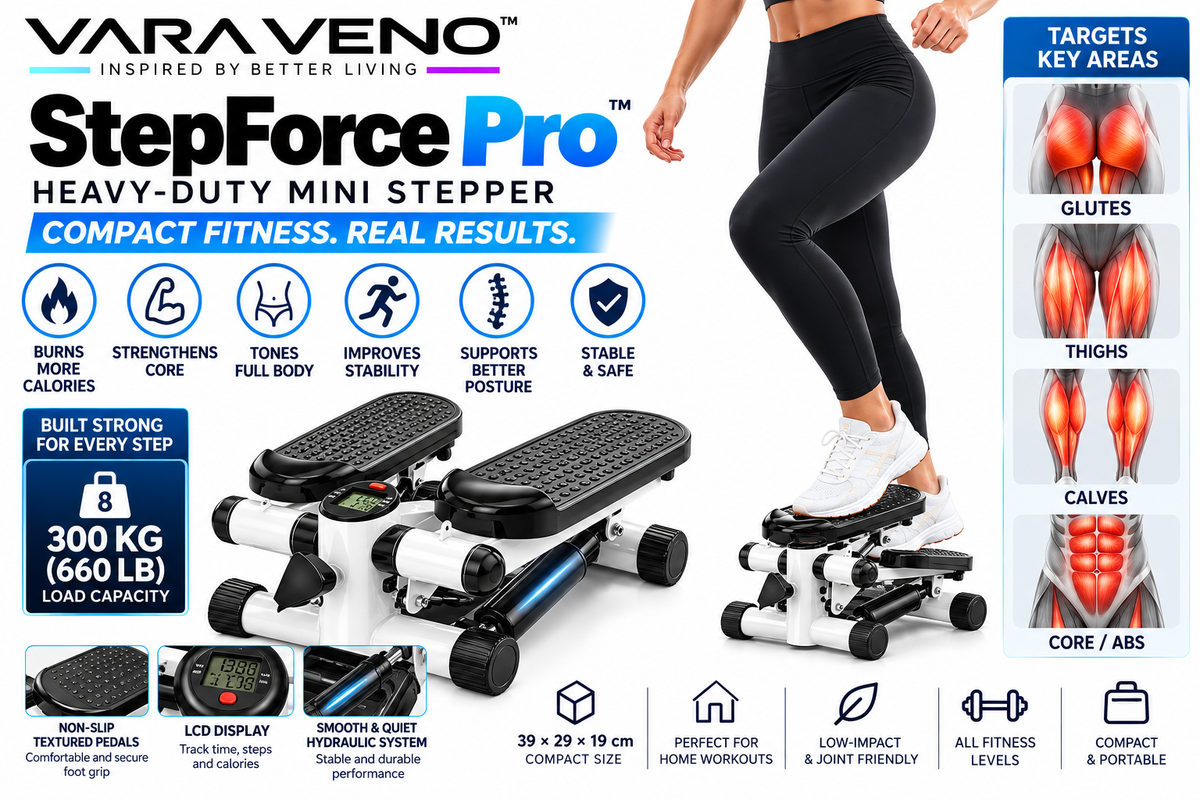 StepForce Pro™ — Heavy-Duty Mini Stepper
