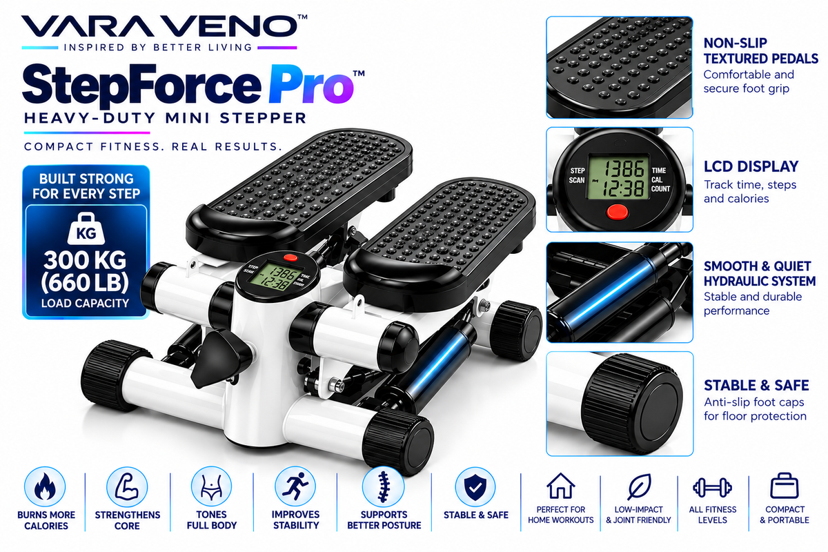 StepForce Pro™ — Heavy-Duty Mini Stepper